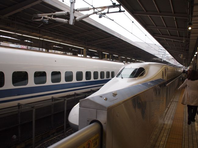 ホームに入線です。