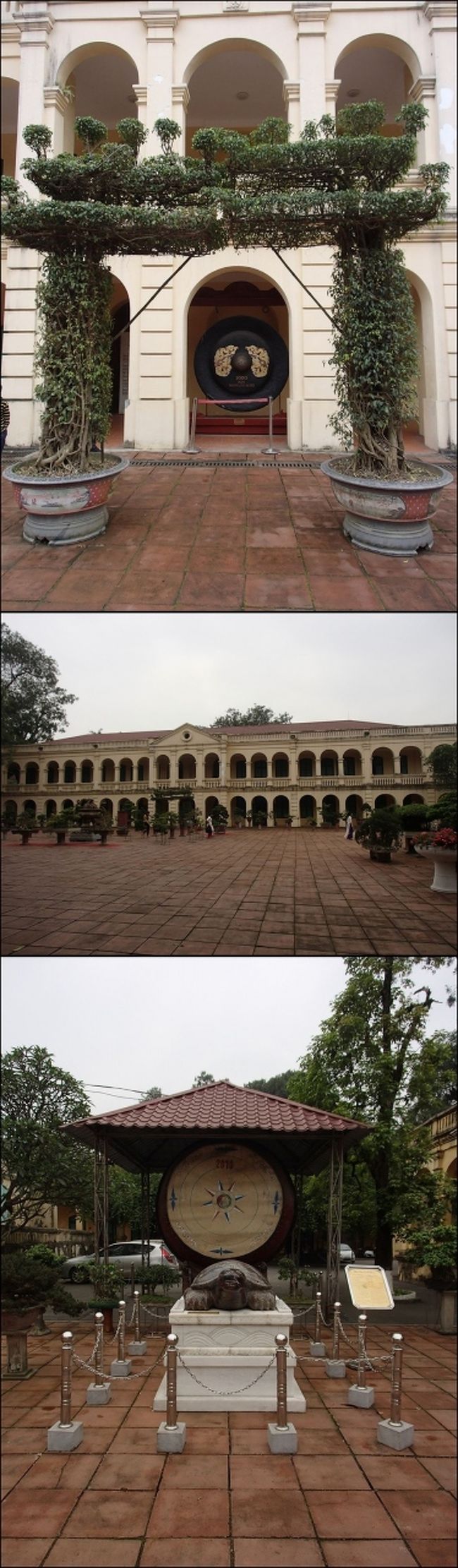 敷地内を散策します。<br />