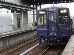 おれんじ食堂が新八代駅に入線です。

乗車したのは新八代を17:14に出発し川内に20:00に到着する3号です。