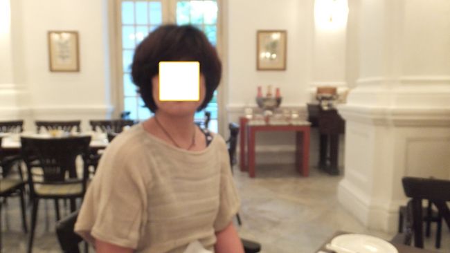 家内はご機嫌というより、やや緊張気味？（笑）。