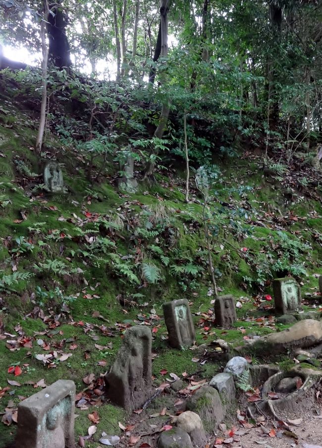 本堂や石仏の道、宝蔵を拝観して 最後は展望台から奈良の景色を一望します。