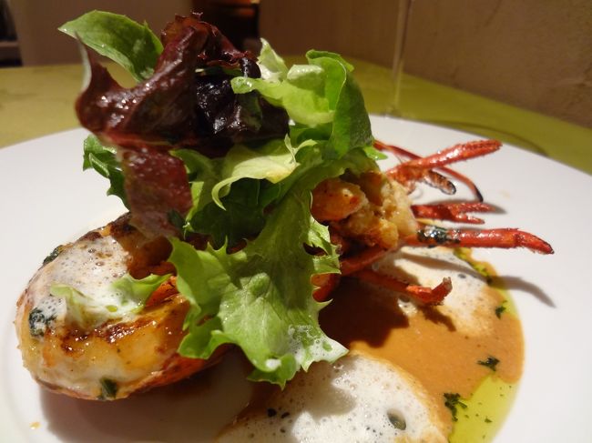 ☆４皿目：お魚料理<br />オマール海老、アメリケーヌソース仕立て<br />