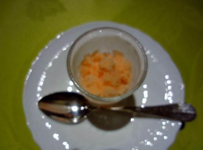 お口直しのグラニテ