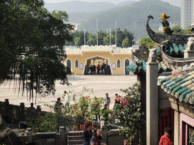 上から見た景色。