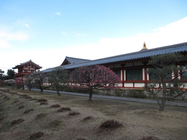 　見学を終えて廻廊の外に出ました。