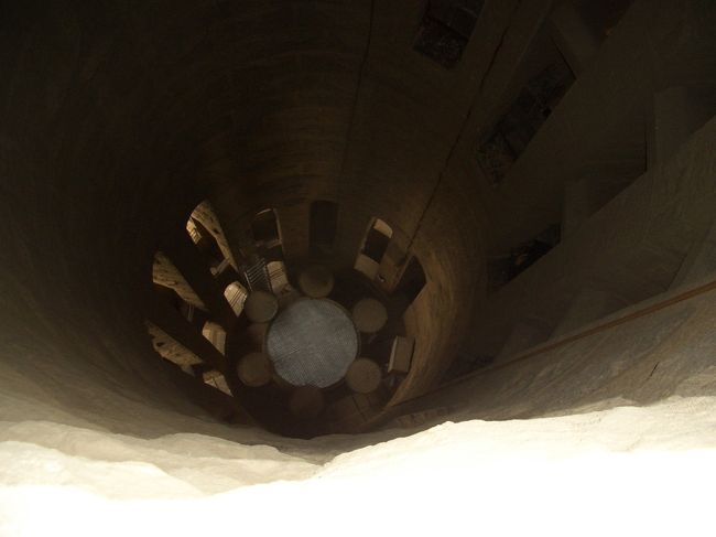 とうもろこし内部。このとうもろこしはライトアップされるようだ。