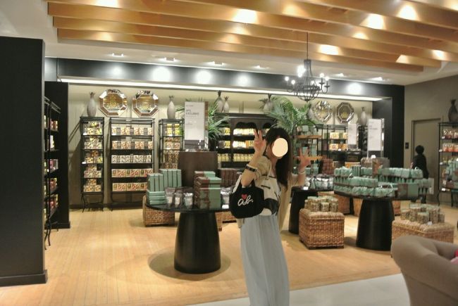 赤いバスはＤＦＳで降ろされるので、毎回ホテルまでぐるぐる迷うｗ<br />ホノルルクッキーカンパニーの前で息子くんにいきなり撮られるｗ<br />クッキー美味しいよね！