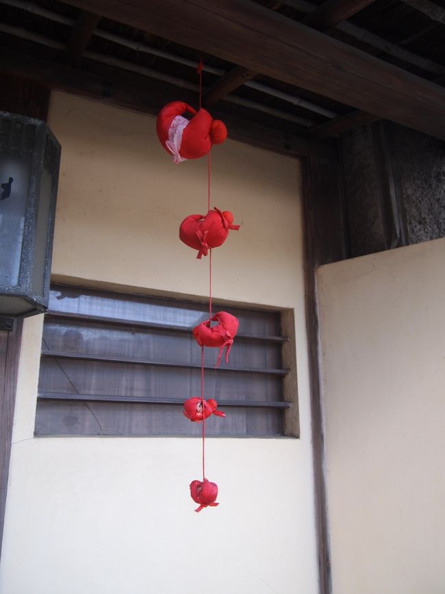 軒先に妙なモノが、ぶるさがっていました。