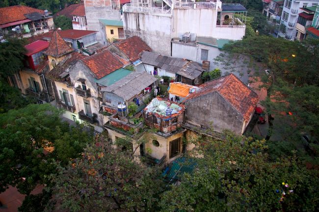 宿泊ホテルから見た景色。