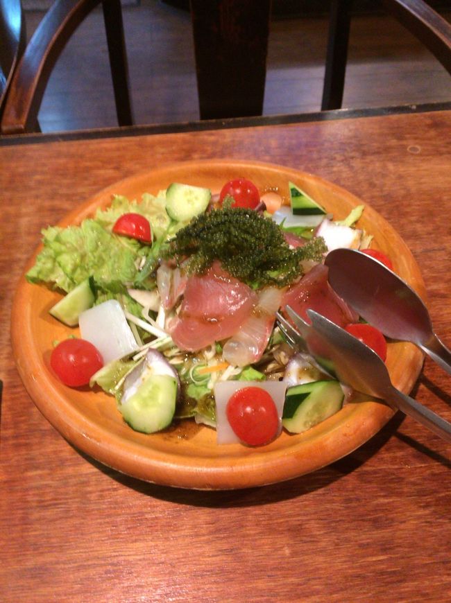 石垣島の海鮮サラダ。<br />