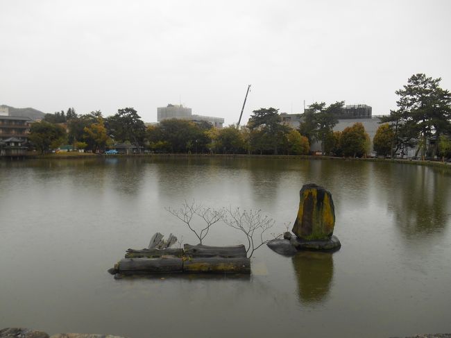 ２日目<br />近鉄奈良駅から歩いて興福寺に向かいます<br />猿沢の池<br />もう２８年ぶりの猿沢の池です<br />小学校の修学旅行ぶりですね。