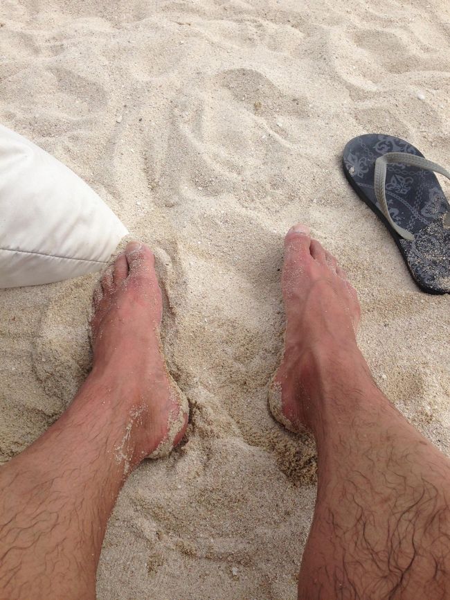 砂はこんな感じです<br /><br />きたない足ですいません。。。<br />