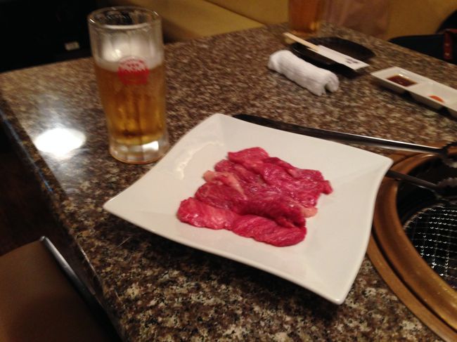 せっかちですいません<br /><br />写真撮る前にまた飲んじゃいました<br /><br />カルビです