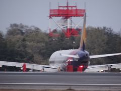 無事、広島空港到着。
こっちの飛行機はね！！