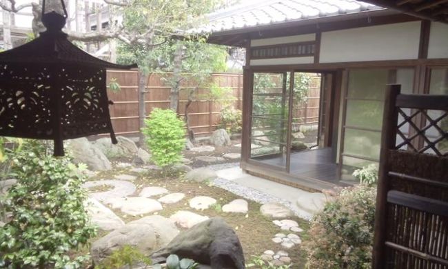 中庭、坪庭です。