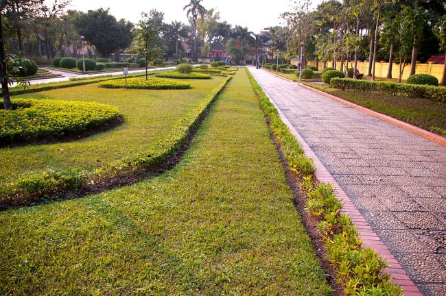 ホーチミンミュージアム近く。