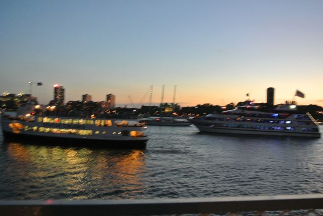 他のツアーの船もいっぱい<br /><br />そろそろかな・・・