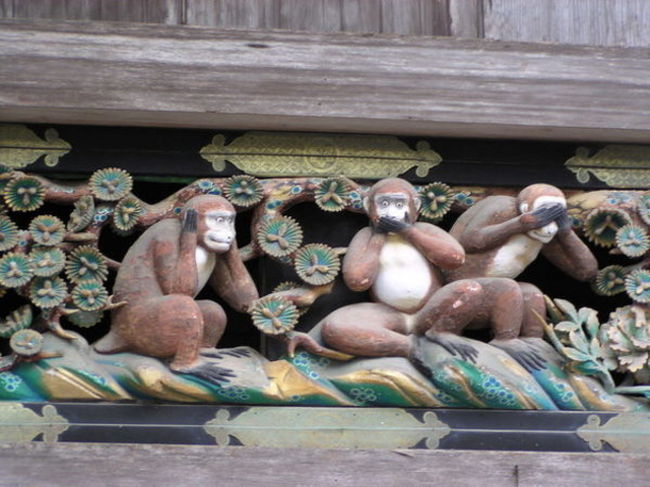 おなじみの彫刻