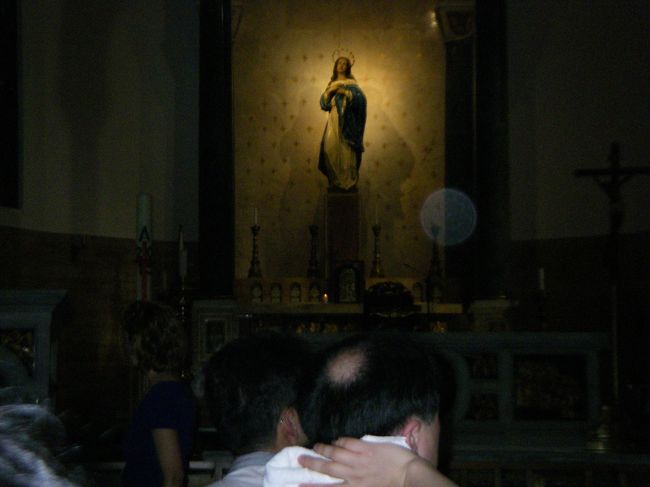 最奥に祀られた像。