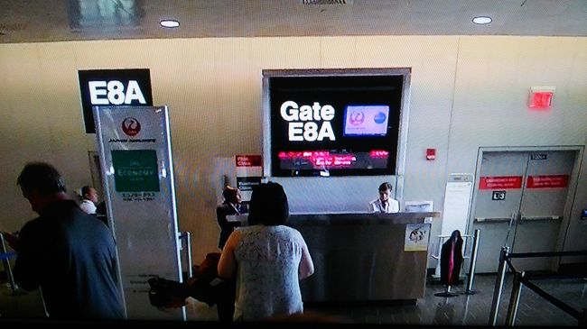 帰国・・・<br /><br />アメリカン航空　８：３０ＮＹ発　〜　９：５０ボストン着<br /><br />ＪＡＬ　１３：２０ボストン発　〜　（翌日）１５：５０成田着<br /><br />エコノミーでも　しっかり　のんびり　フライトを満喫いたしました〜<br /><br />