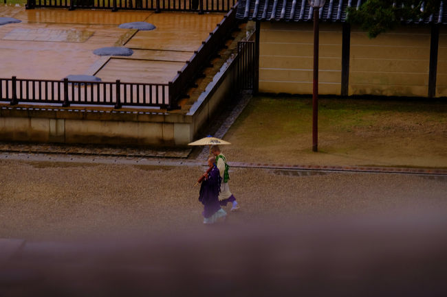 地上ではお坊様が