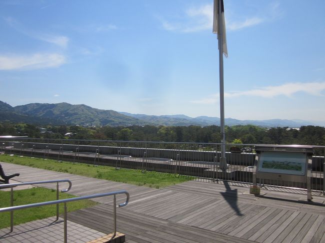 時間があるので屋上の展望スペースへ<br /><br />御天気が良くて気持ちいいです。