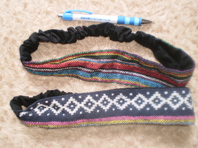 おしゃれよう鉢巻　私の運動用汗止めに利用予定<br /><br />２０，０００ドン×２