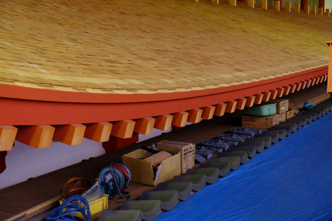 緩やかな曲線の軒