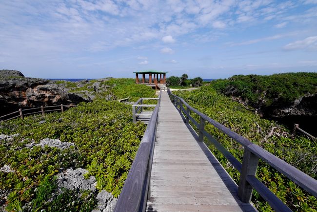 ふたつの池の間の橋の部分