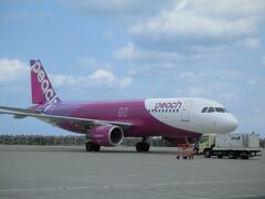 那覇空港⇔石垣空港はピーチに乗ってみました。
セール価格だったのでお試しで。
片道２０００円程度だったと思いますが、手数料やら何やら＋するとSKYと変わらない価格になっちゃって私の場合、リピートは無いなと思いました。（関西からだったら多少のリスクがあっても利用するかも）
空港ターミナルから無料巡回バスに乗ってLCCターミナルまで移動。
LCCターミナルは大きな倉庫みたいな感じ。時間つぶしできるようなお店も殆ど無くて少し寂しいLCCターミナル。もうちょっと頑張っていただきたいです。

２０１５年４月　溜まってた旅行記の整理を始めましたが、現在那覇石垣間ピーチの運航はない模様。何だか寂しい感じもします。
この旅行の時点では、那覇空港から石垣空港までLCCやSKYなど色々な選択肢がありました。
往復５千円程度とめちゃめちゃリーズナブルに航空券販売される事も有り、高速船やフェリーで慶良間へ行くなら石垣や宮古へ行っちゃおう！と八重山方面や宮古に行く回数がぐ〜んと増えました。