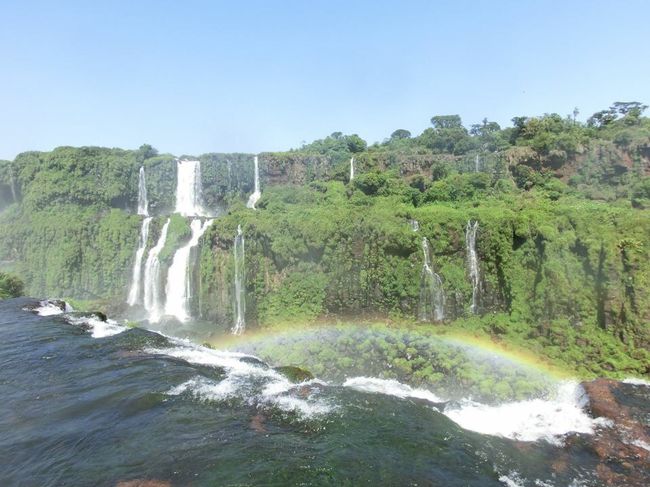 虹がかかってる！