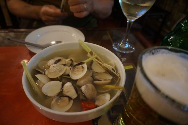 あさりのレモングラススープ煮。<br />まあまあかな。