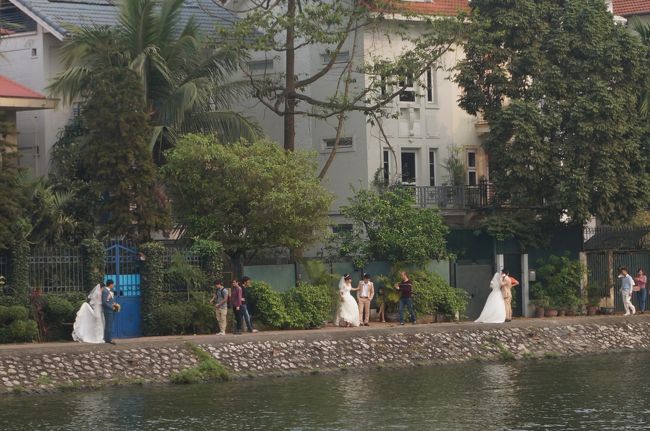 ここでも、ウェディング写真撮影が。