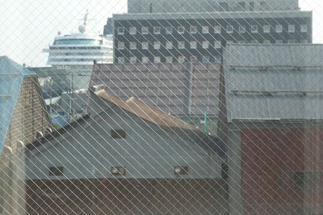 朝、気が付いたら、<br />豪華客船？（ロシアからのでした）