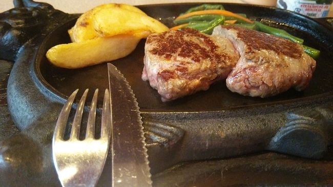 三重城港のシャワー室でシャワーを浴び、着替えてタクシーで国際通りへ来ました。お腹すいたのでステーキ88へ。国際通りで頼まれものを探したり、ちょこちょこ買い物して、おもろまちへ移動。免税店で頼まれものを探して、那覇空港へ移動しました。