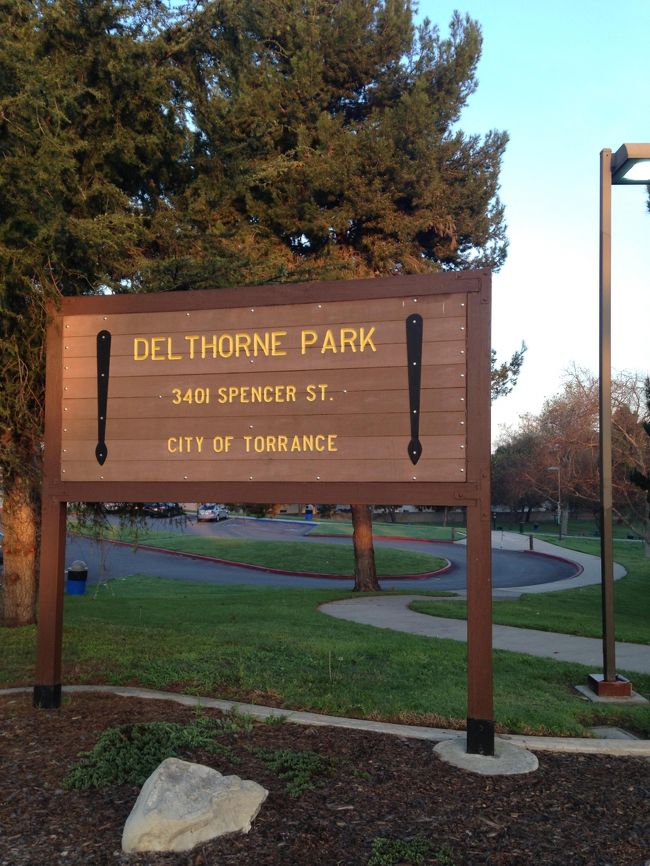 ホテルから1Km程の公園、中のコースを1週すると約1Kmです。<br />ここで毎朝走りました。<br />プチアメリカ合宿です!