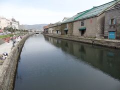 小樽運河。

１年半前来たときは、猛吹雪でやばかった・・・ｗ。
