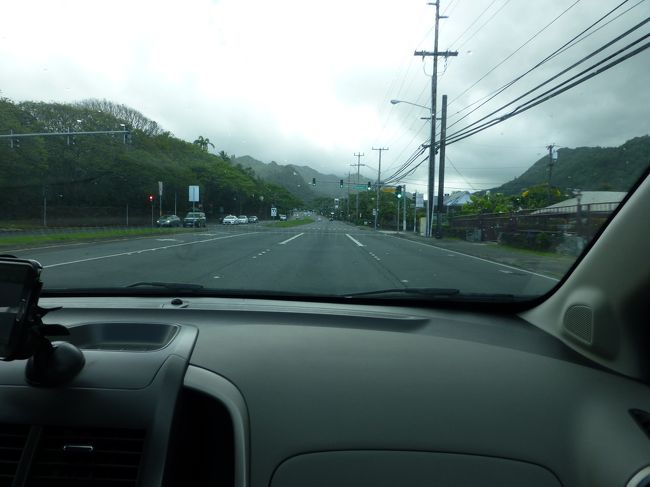 三日目。<br /><br />7時に起きて、8時には車でカイルアに出発！