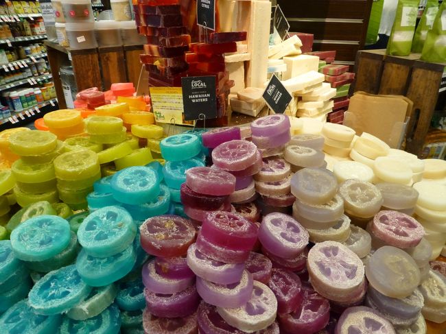 カラフルな石鹸。