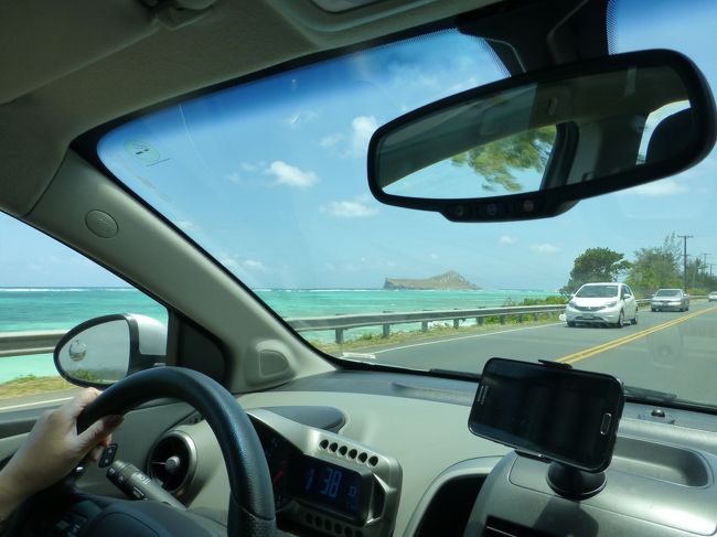 Ｈさんの提案で海側をドライブ。<br /><br />はぁ、海が綺麗〜！