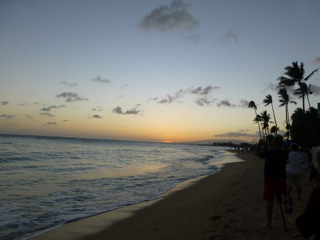 すっかり沈んでしまいました。<br /><br />名残惜しいけど、ビーチを後にします。