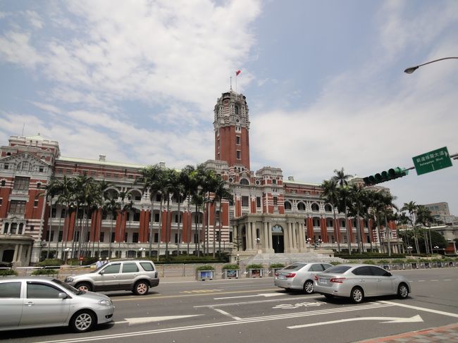 台湾總統府。雰囲気のある建物です。