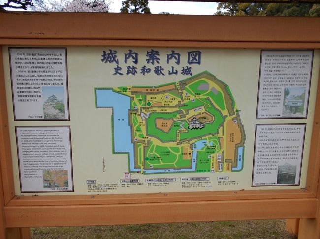 紀伊和歌山 紀伊・和泉・大和の太守大納言秀長城代桑山重晴が支配した和歌山城訪問