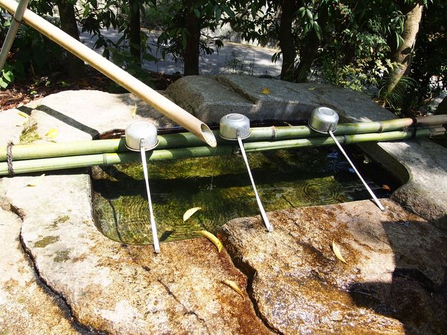 お手水舎。<br /><br />水が冷たくて生き返った〜