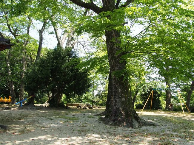 境内には遊具がありました。<br /><br />