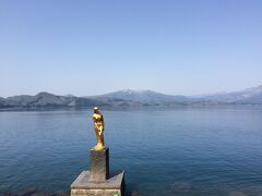 田沢湖です。
きれいな湖でした。