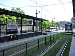 市電に乗って熊本駅へ