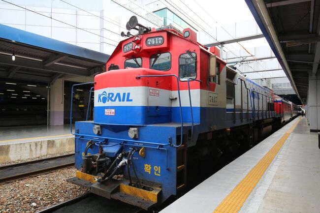 ムグンファ1674号<br />東大邱駅から（大邱線）北永川（中央線）経由で栄州駅（ヨンジュ）に向かいます。