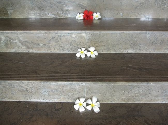 階段にはこんな飾り付けも(´∀｀*)