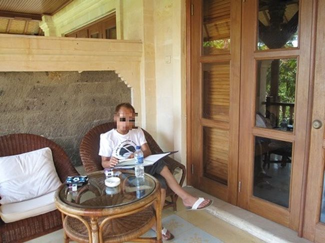 部屋のベランダ。<br />結構広めです♪